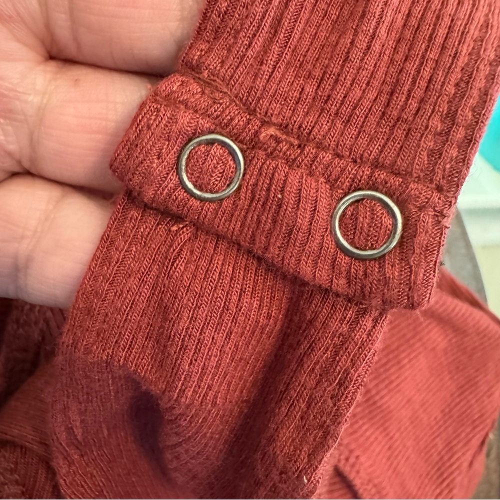 NWT Pink Rose Ribbed Body Suit - Picture 6 of 12